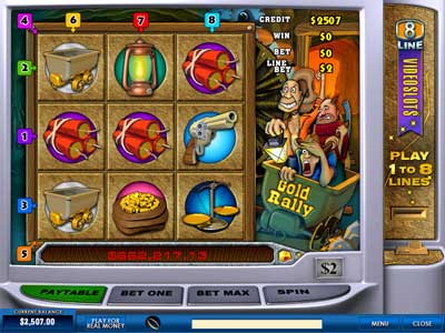 slot machine gold rally