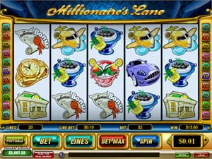 slot machine millionaire's lane