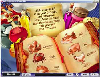 slot machines what's cooking bonus